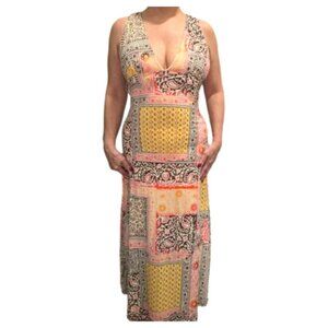 Paisley Sleeveless Maxi Dress